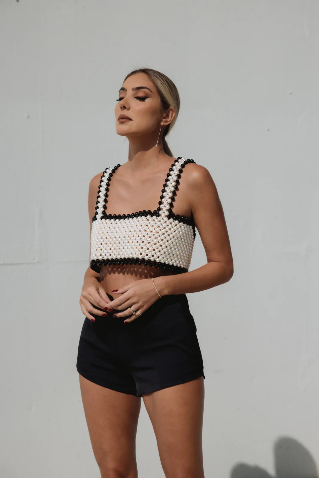 EMILY PEARLS TOP